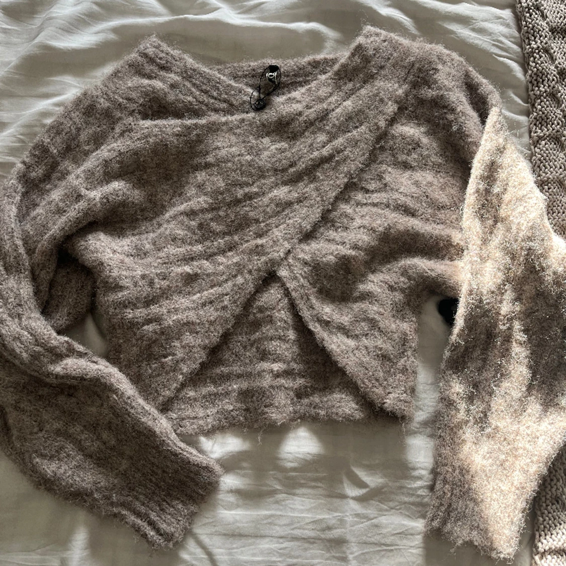 stickad tröja