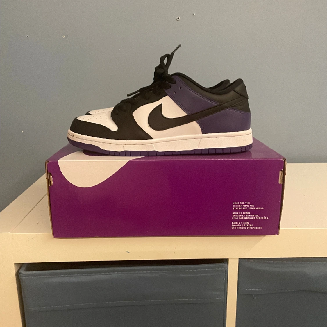 Nike dunk court purple.