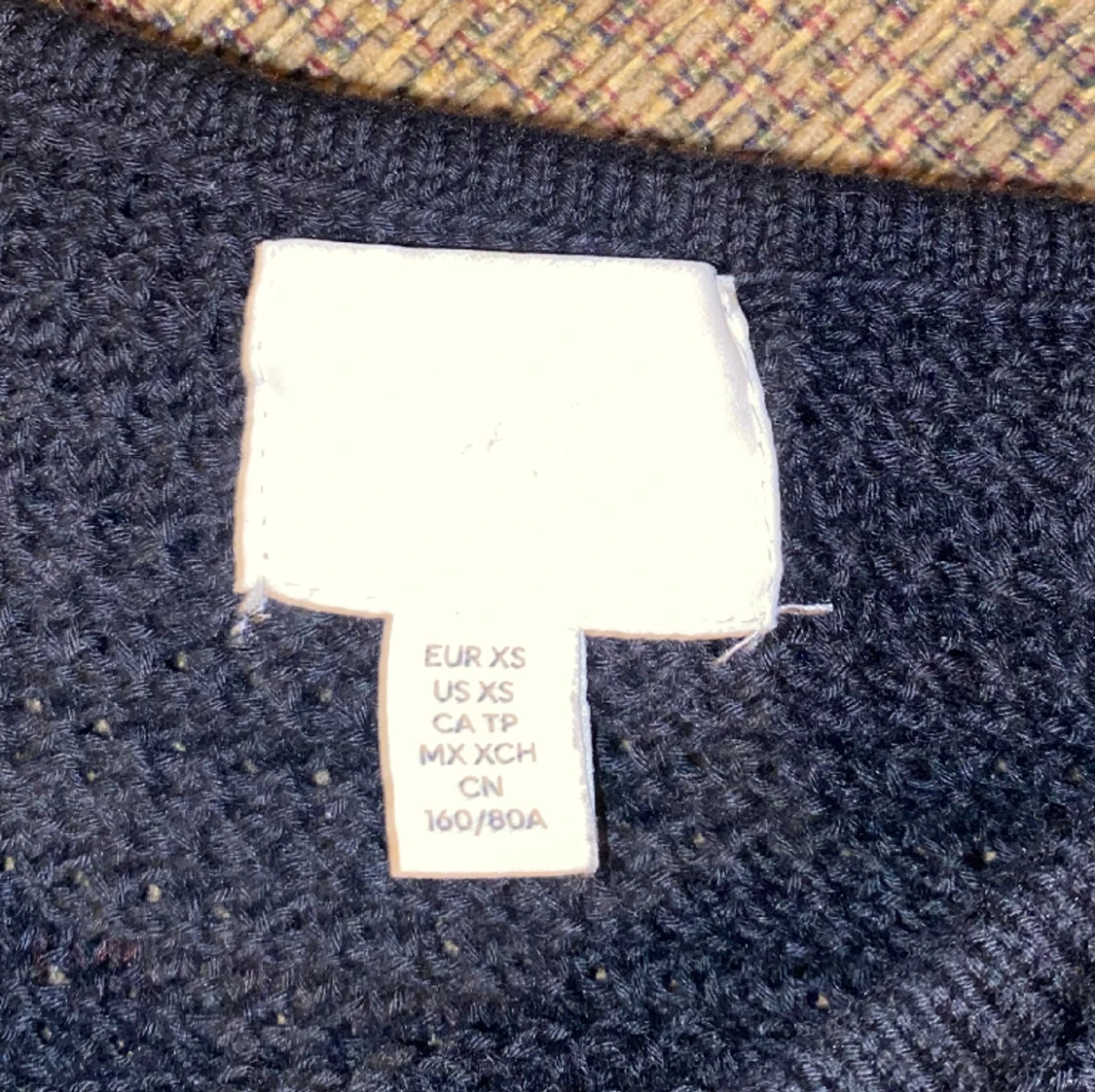 stickad topp från h&m - 90