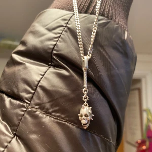Silverhalsband med pendang  - 45cm + pendang i S925. Köpte på hardjewlery för ca 5 månader sedan för ca 1200kr. Nyskick 