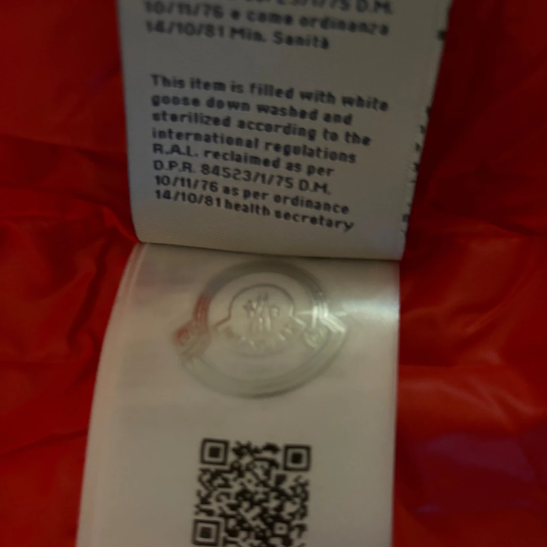 Moncler jacka röd - 93