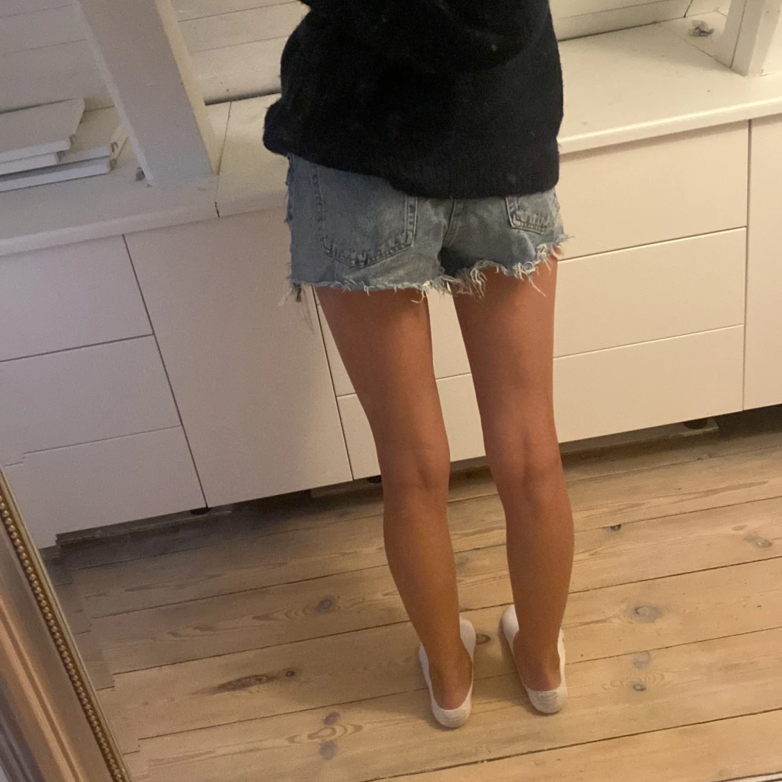 Skitsnygga jeansshorts - 90