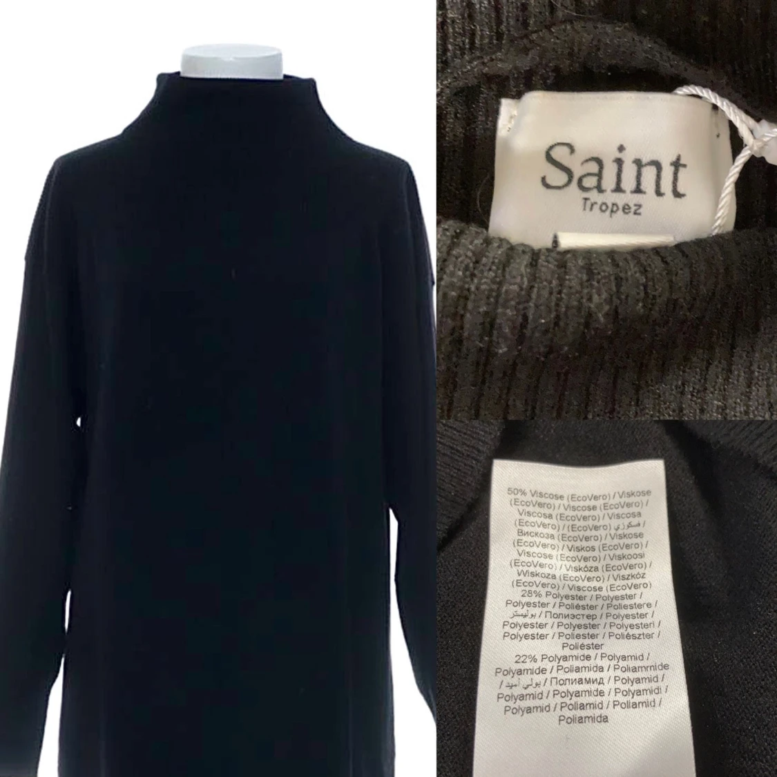 Super härlig finstickad klänning från saint tropez - 90