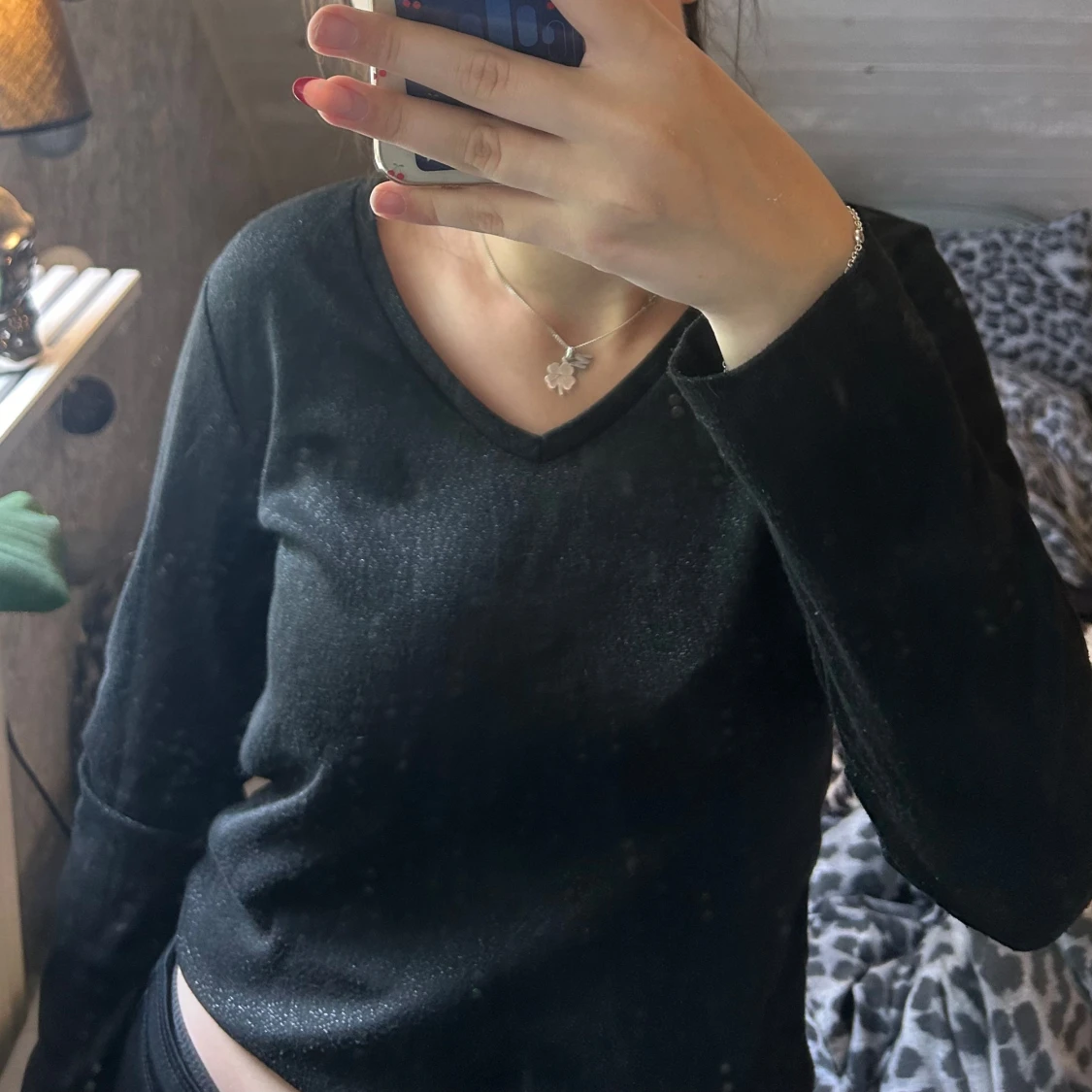 Svart glittrig tröja från ONLY - 91