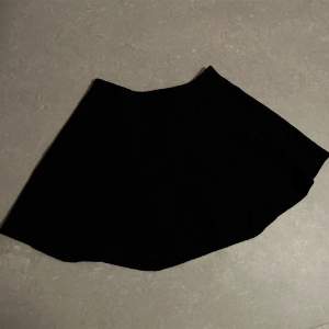 En svart kort kjol från Ginatricot, strl står ej men skulle säga att det är en S!