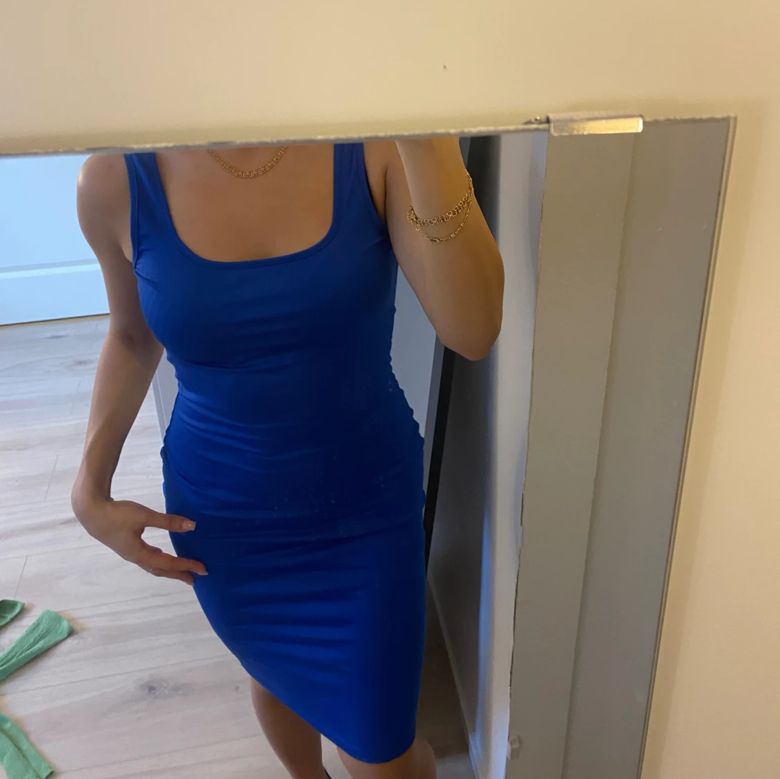 Blå spmmarklänning 