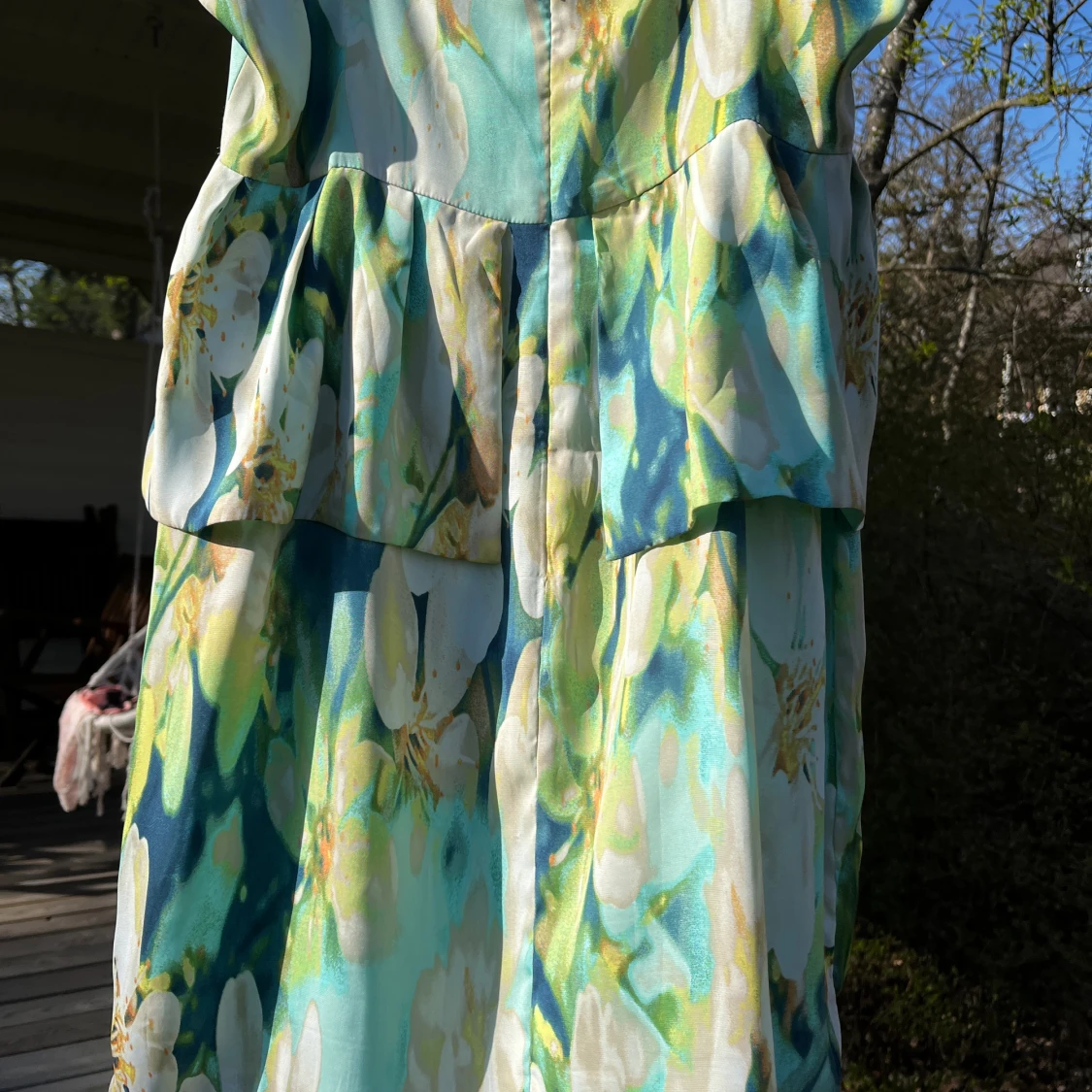 Blommig klänning - 90