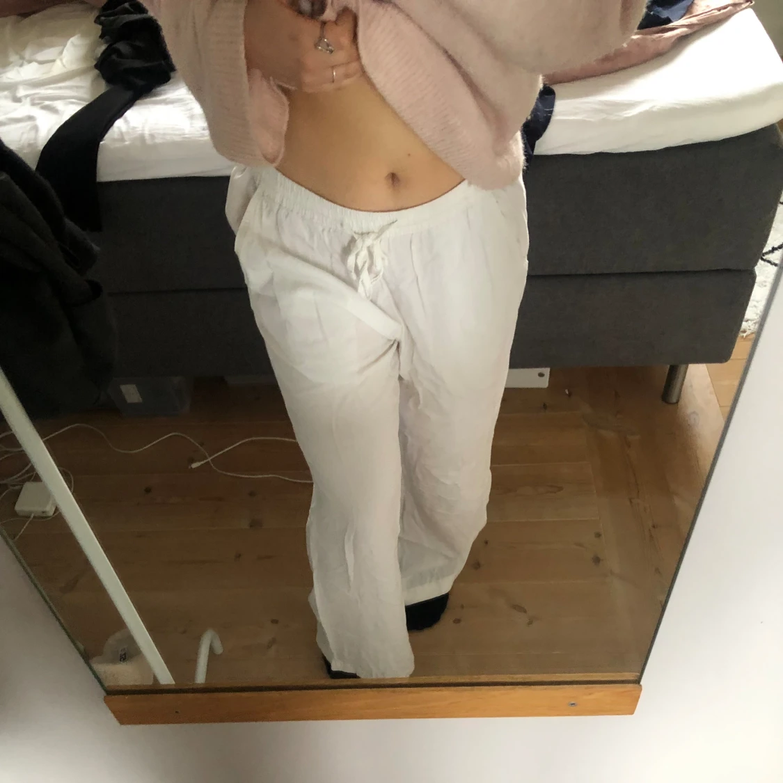 Vita Linnebyxor  - 93