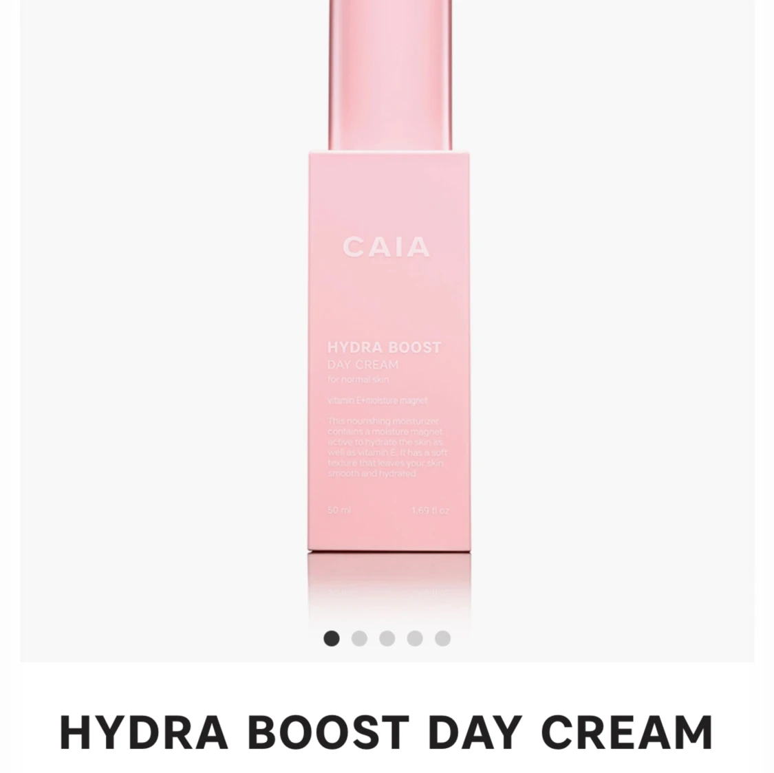 Caia hydra boost day cream 