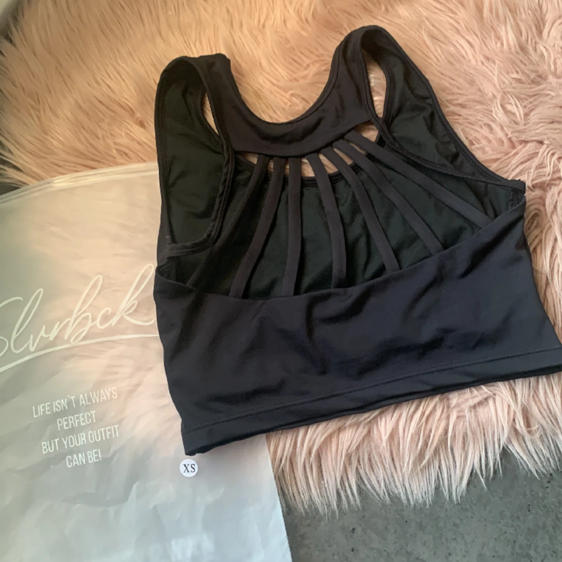 NY sporttop xs band tuff träning gym xs 36 träningsbh band yoga gym som ny! - 90