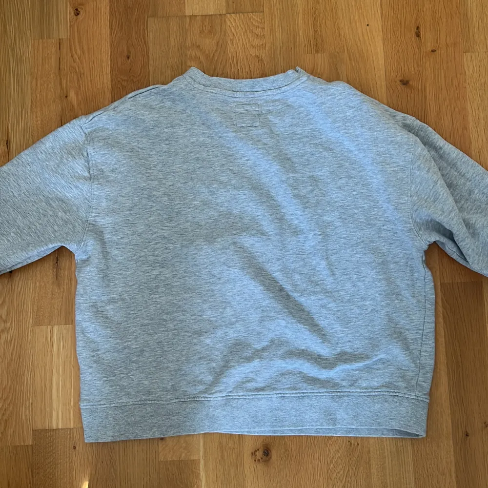 Vanlig grå sweatshirt ifrån Cubus. Säljer då den inte kommer till användning. Sitter bra på mig som brukar ha S. Hoodies.