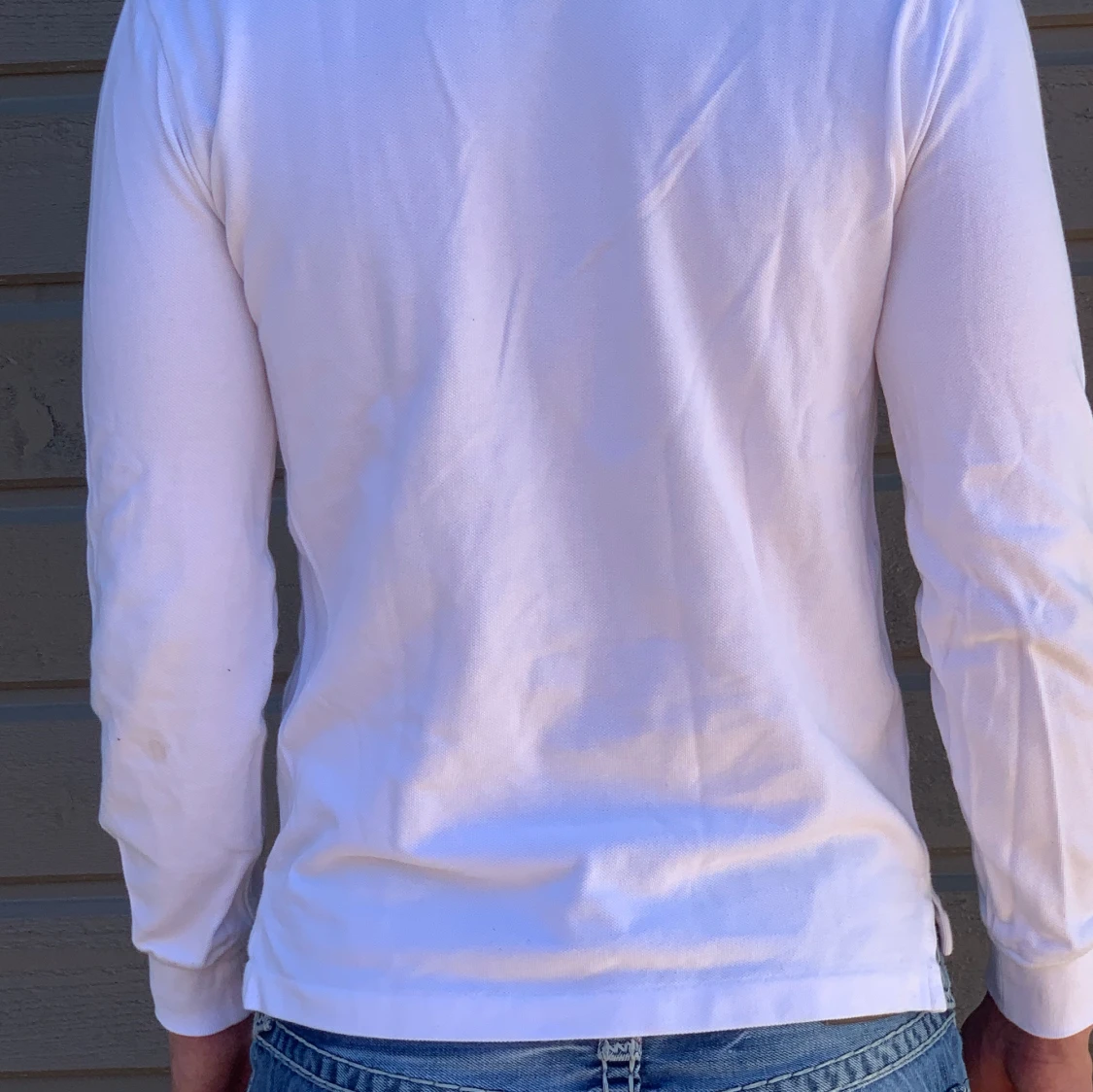 Vit Ralph Lauren tröja  - 90