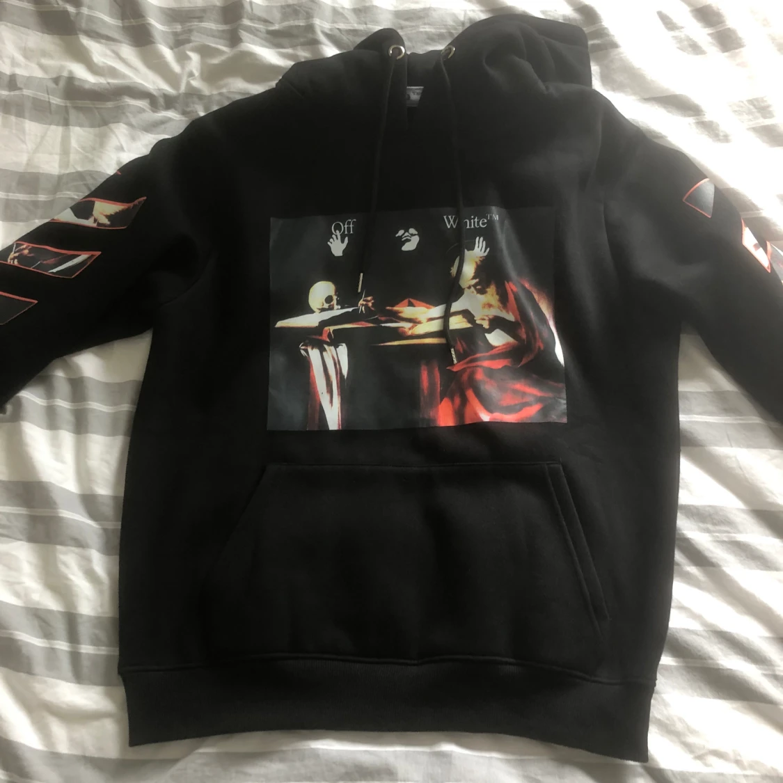 Off White Hoodie Caravaggio Black