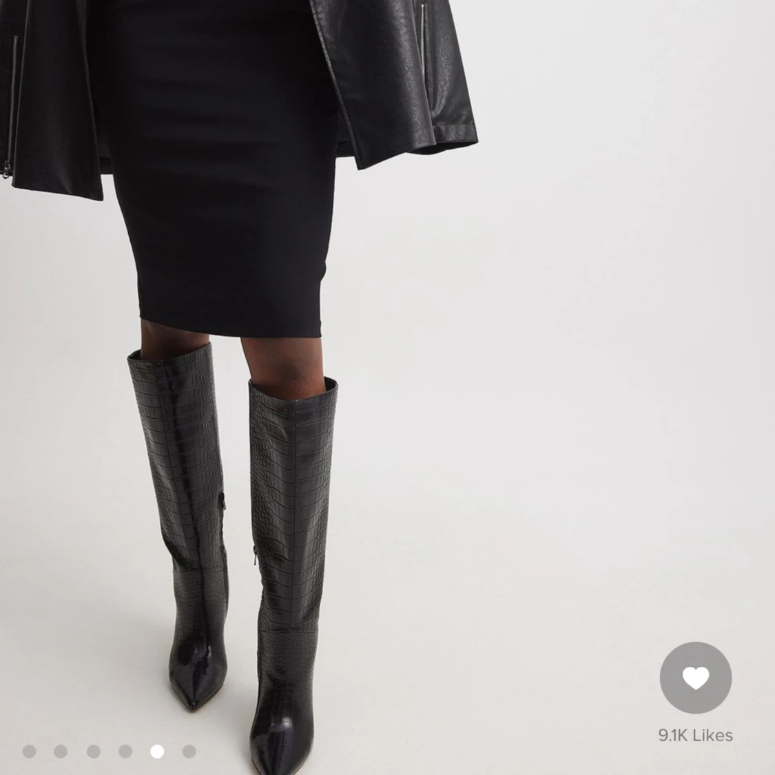 Boots med spetsig tå - 93