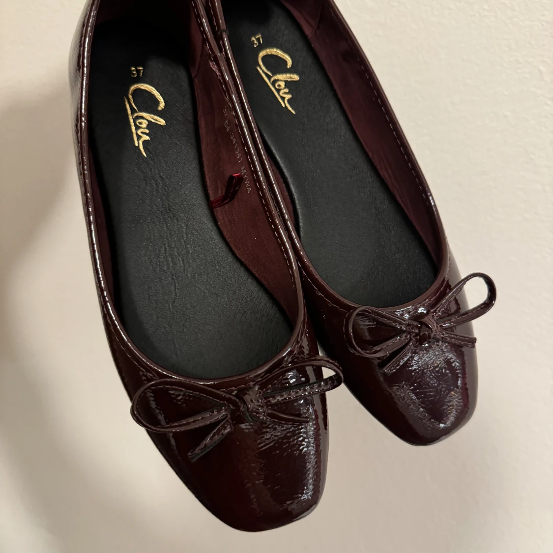 Vinröda ballerinaskor  - 91