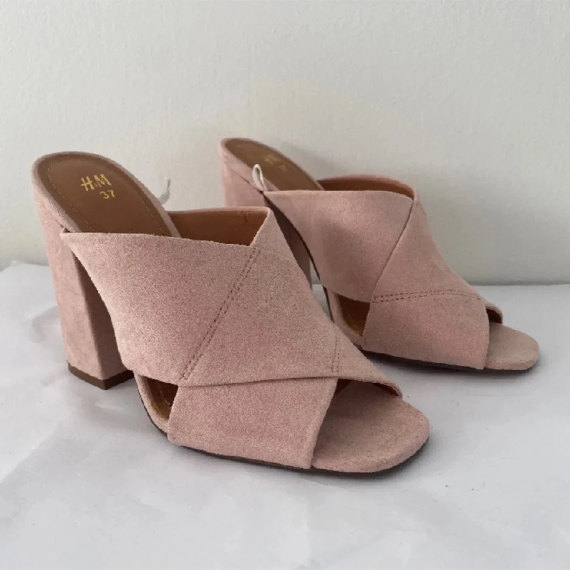 H&M Mules i rosa 