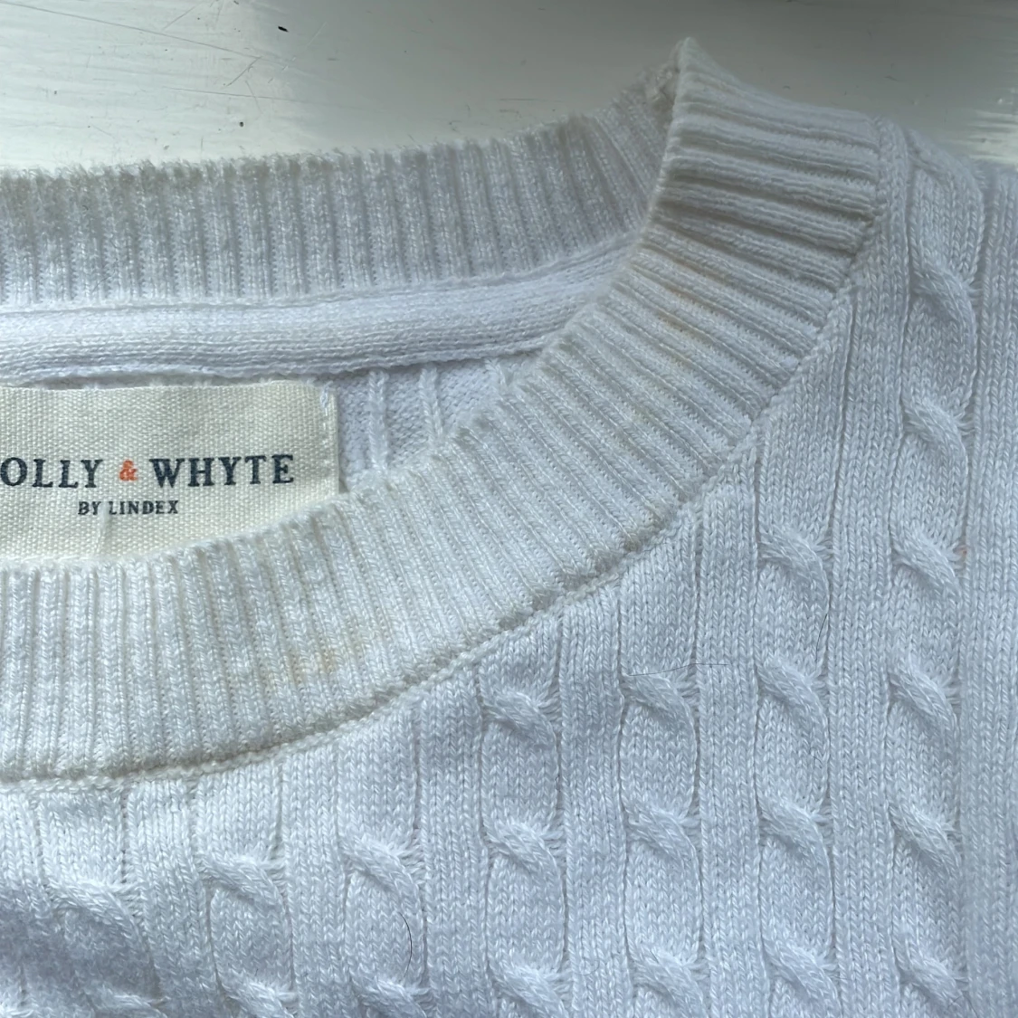 Kabelstickad tröja - 91