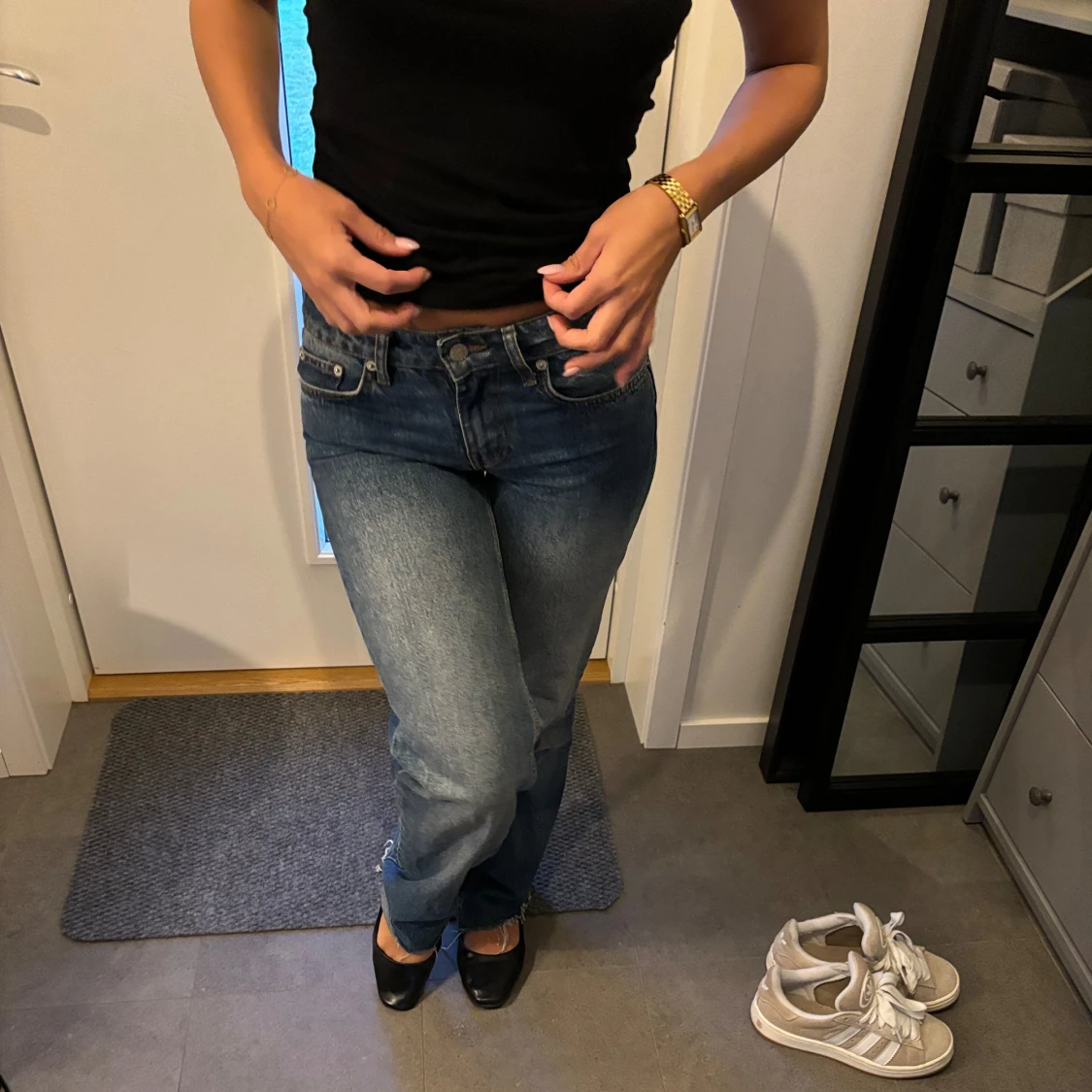 Lågmidjade jeans - 90