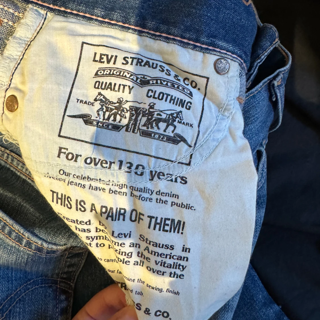 Lågmidjade jeans  - 92