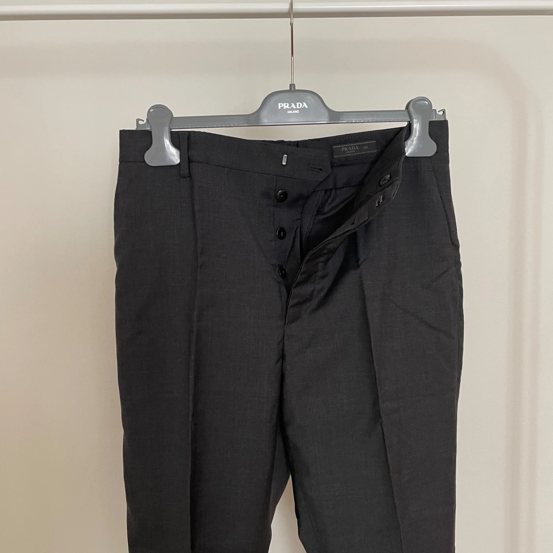 PRADA WOOL PANTS - 90