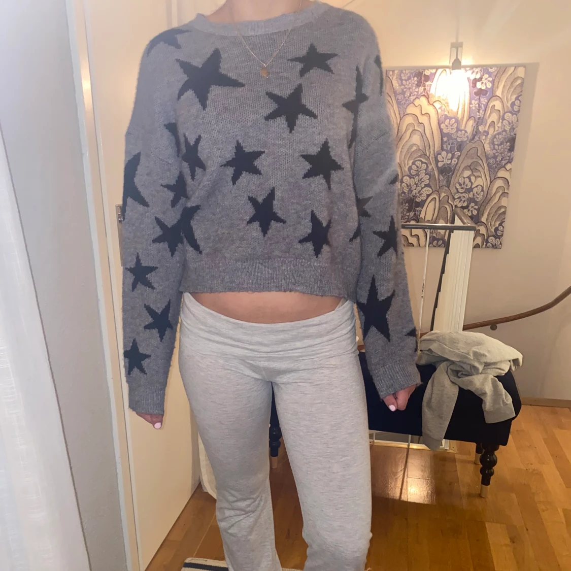 Stickad stjärn tröja - 91