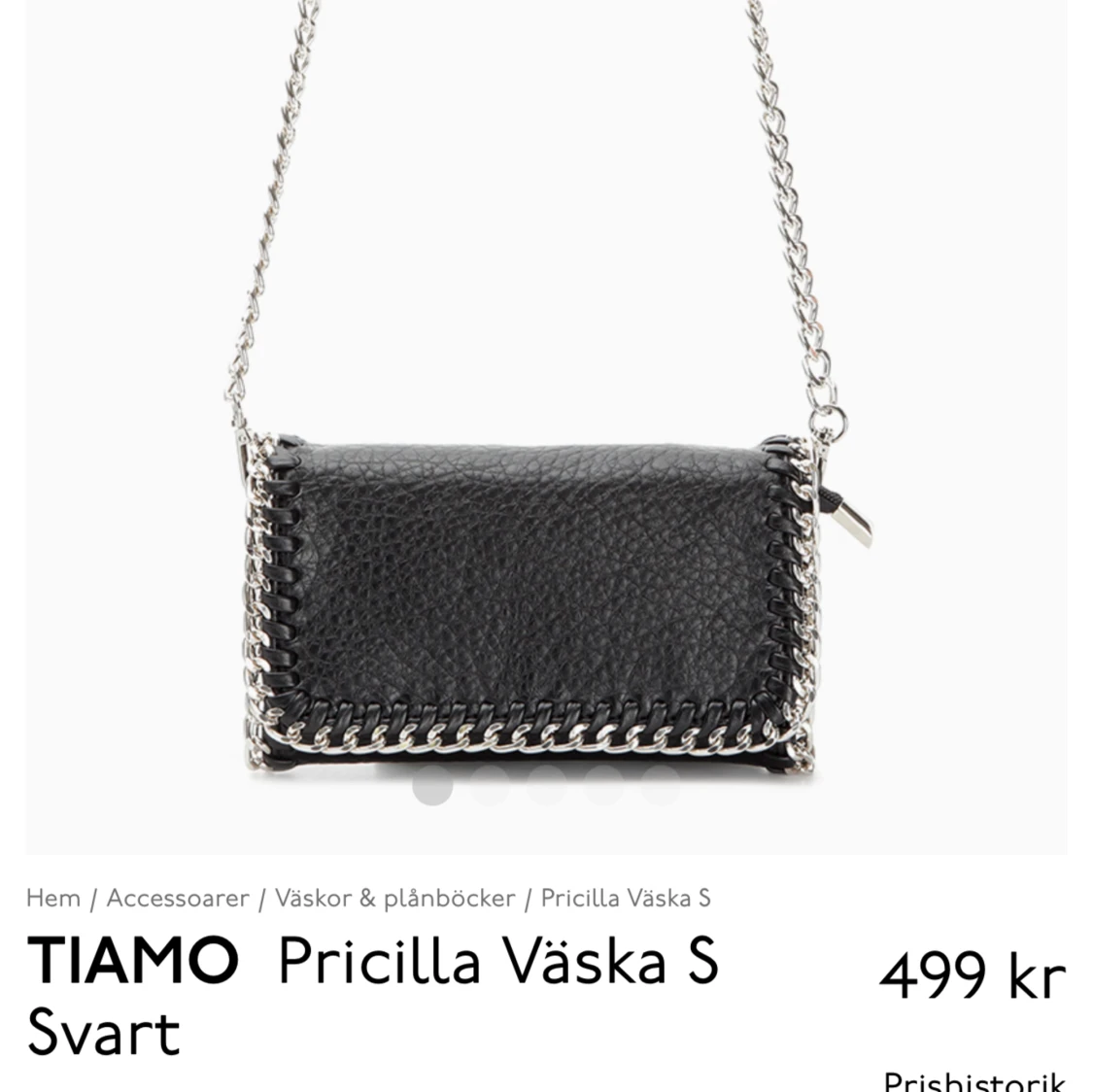 Tiamo väska svart S