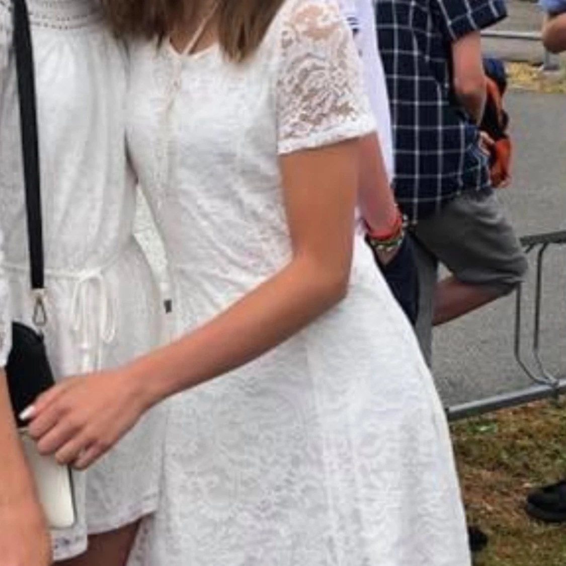 Vit studentklänning - 90