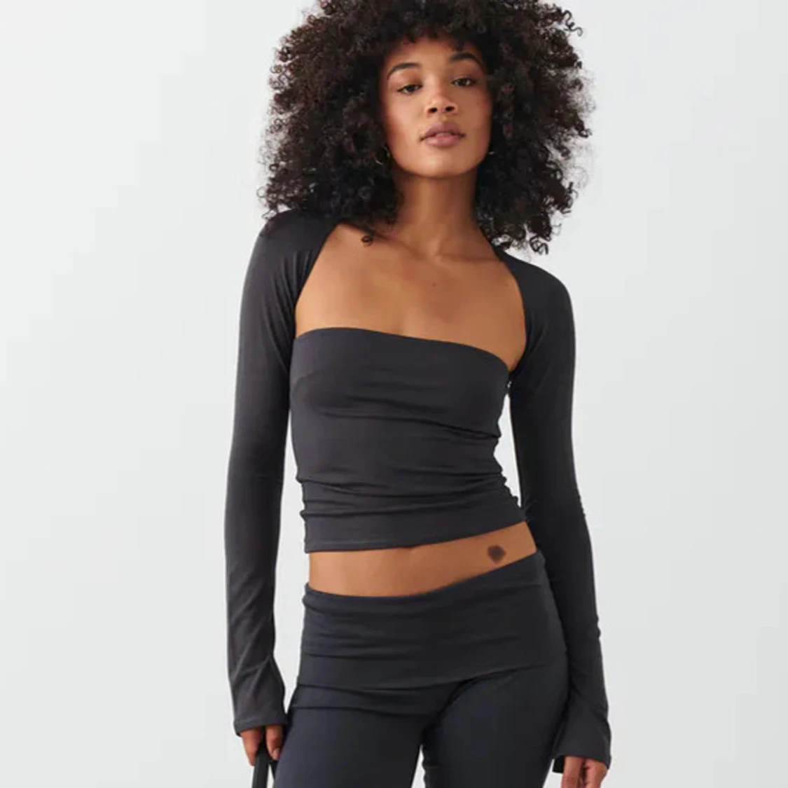 soft touch square neck top - 91