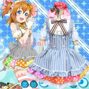 Candy Maid Honoka Kousaka - säljer min candy maid honoka cosplay från love live då de inte är mitt favorit set🥲 använd fåtal gånger och endast hemma :> skriv privat för info och fler bilder💕 pris kan diskuteras !