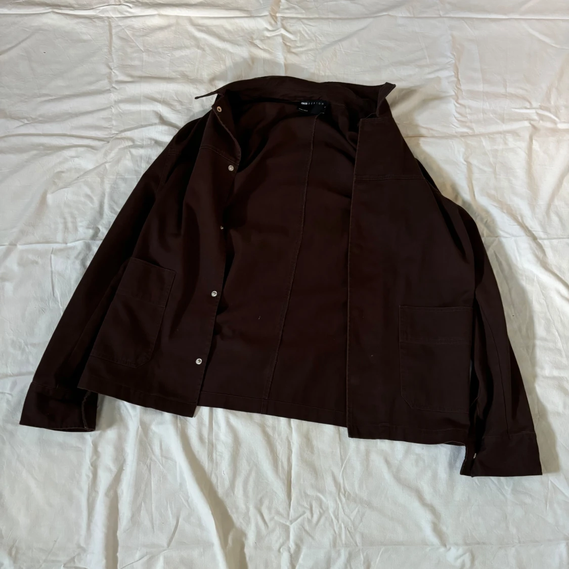 Brun jeansjacka från asos  - 90