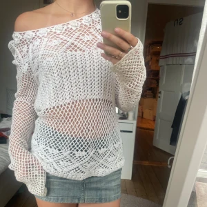 Virkad tröja  - Fin virkad långärmad tröja från Marc Aurel