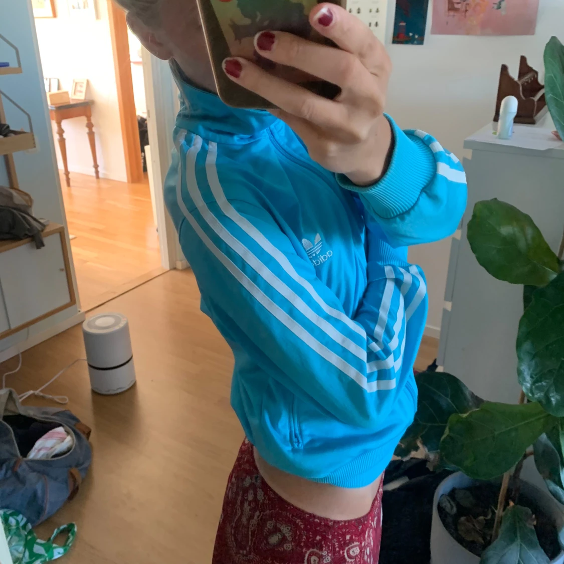 Blå adidas kofta - 93
