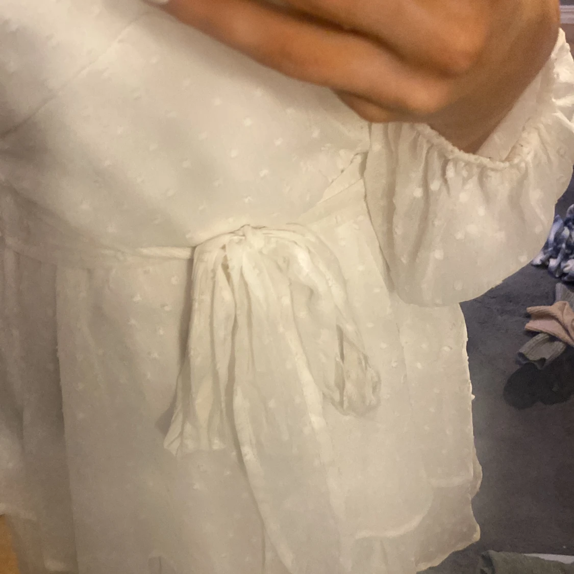 Fin vit klänning  - 90