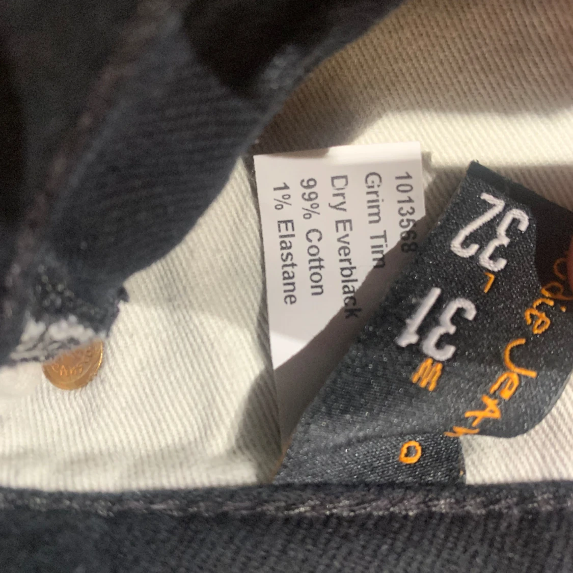 Nudie Jeans Grim Tim Everblack - 90