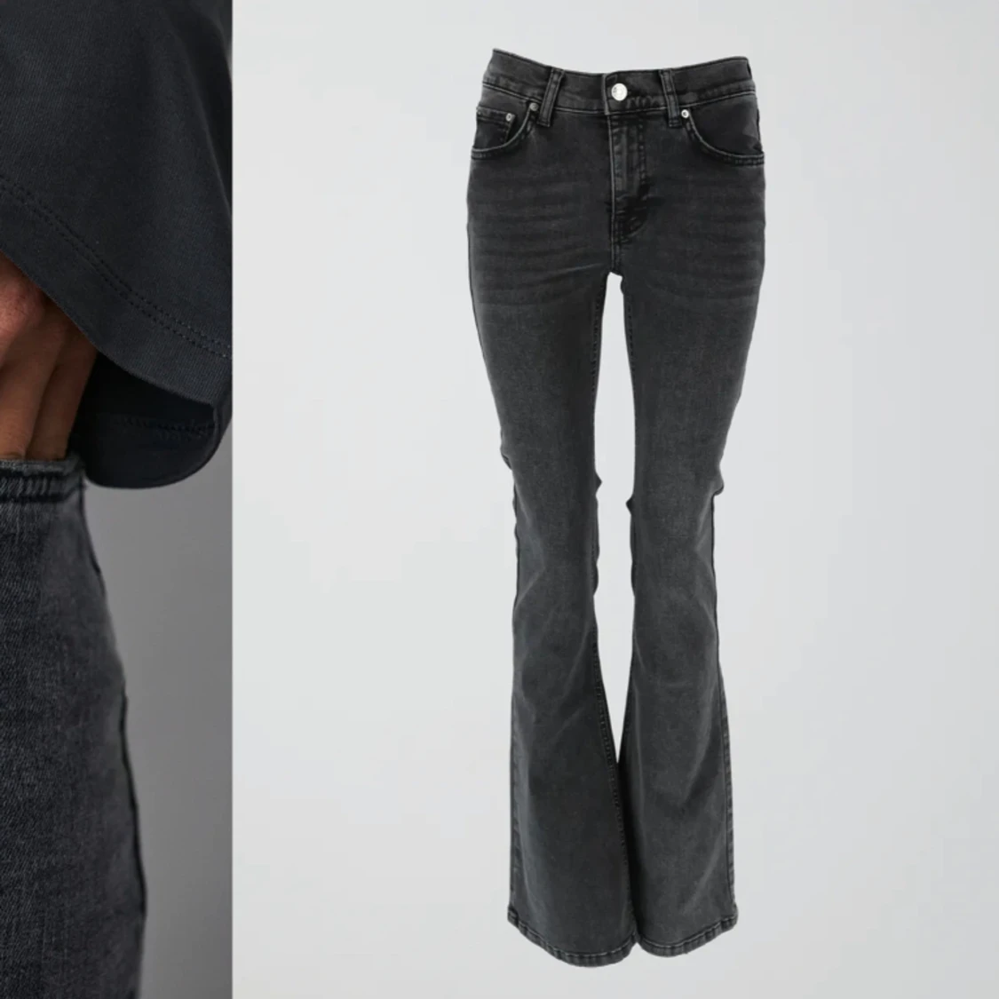 Low waist bootcut jeans