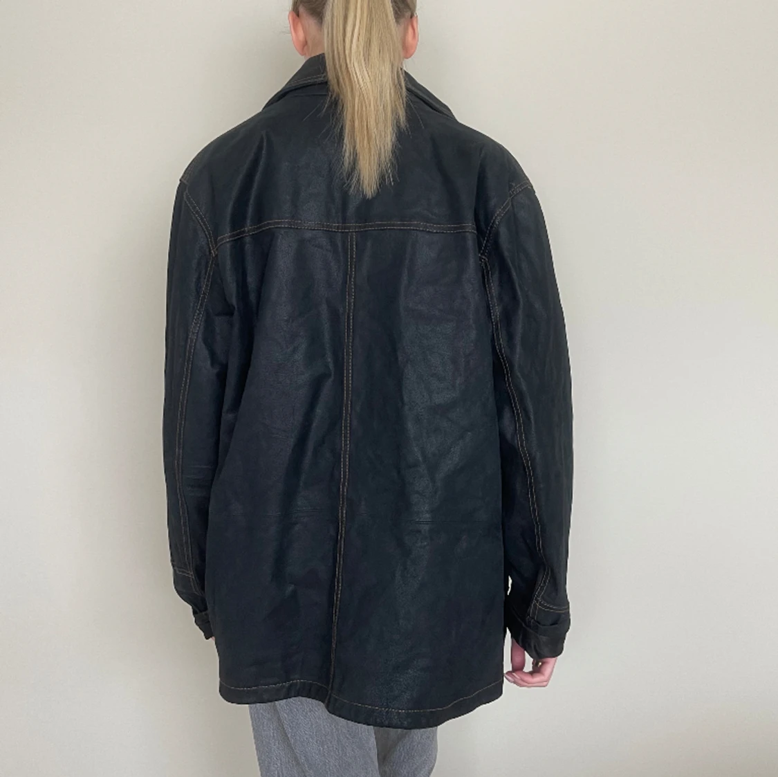 Oversized skinnjacka - 91