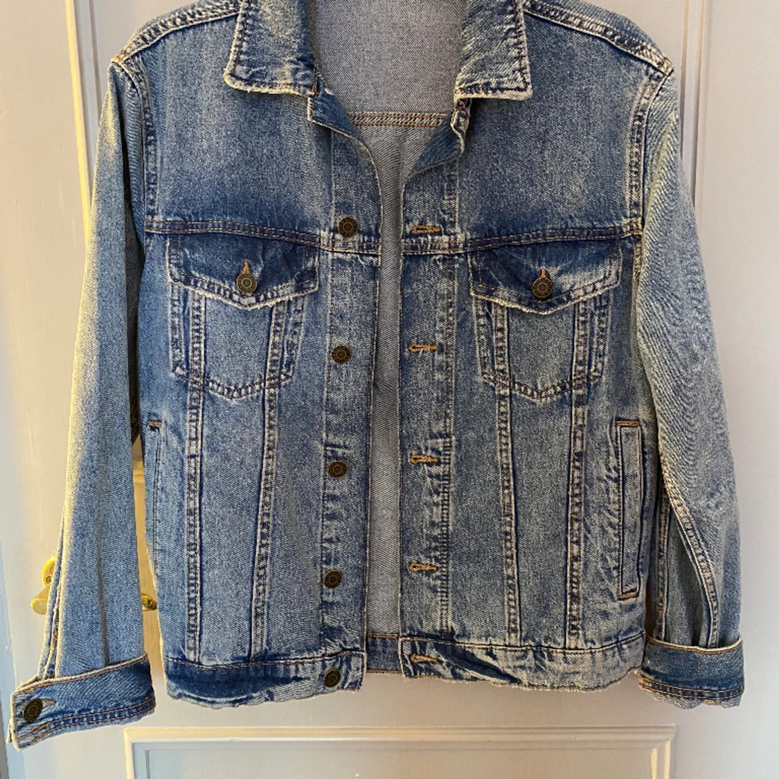 Jeansjacka med tryck - 90