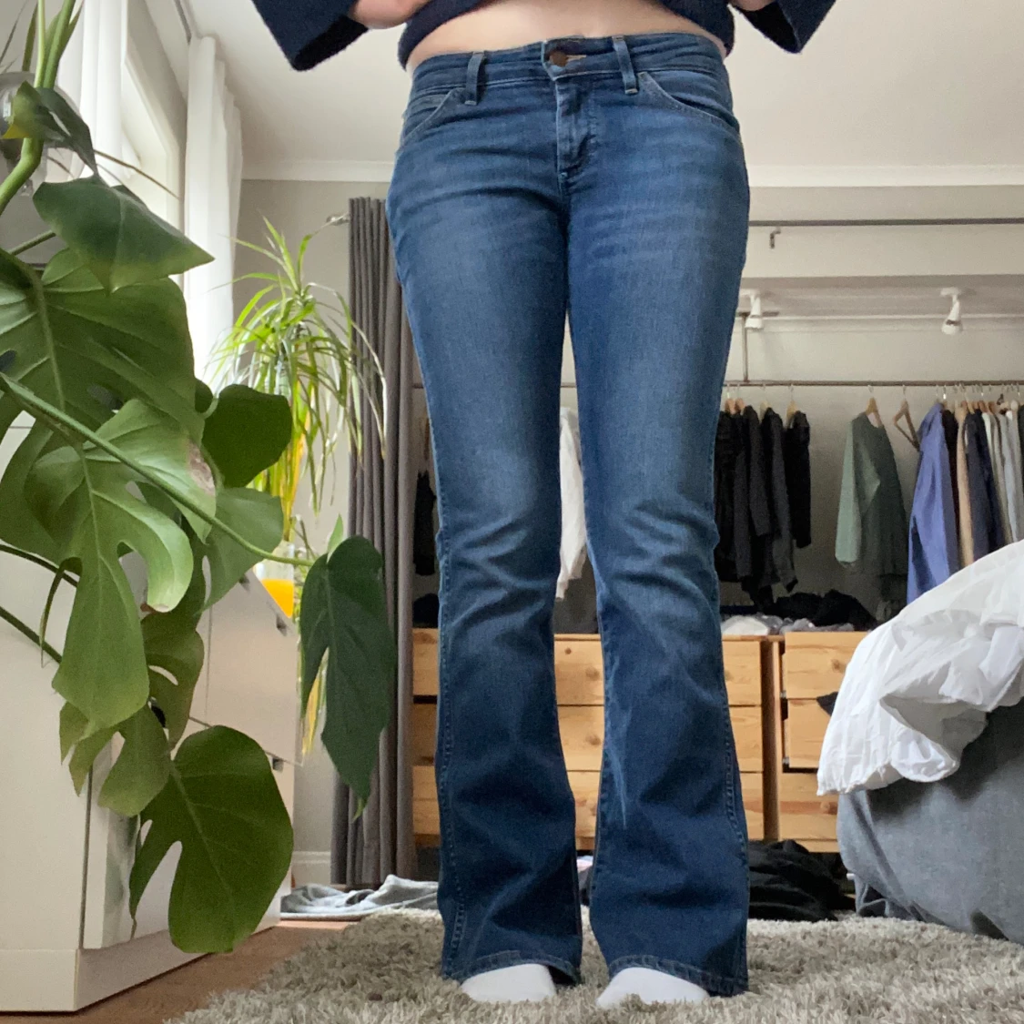 Lågmidjade jeans - 90