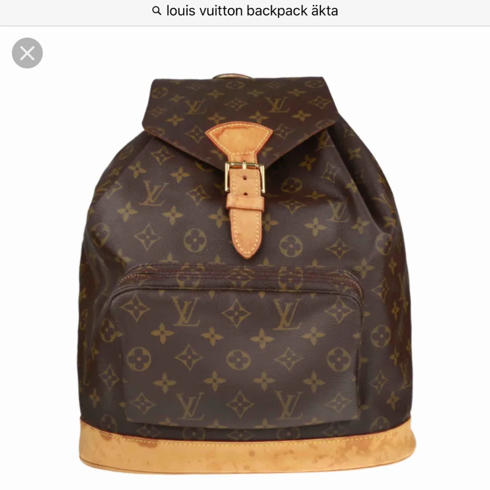 Hej söker en ÄKTA Louis Vuitton Backpack helst vintage kan byta mot mkt har mer än det på min plick annars ligger min budget ganska lågt runt 2500kr. Accessoarer.
