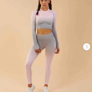  - Superfint gymshark ombre seamless set, HELT NYTT då det är helt oanvänt. Finns inte att köpa längre på hemsidan, ifall du har några frågor, fråga på! Köparen står för frakt!❤️🥰
