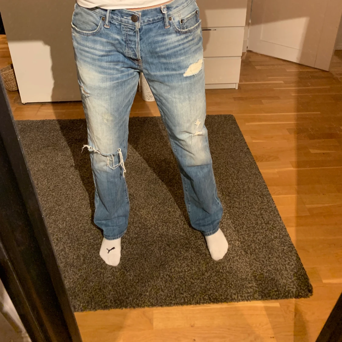 Slitna oversized jeans