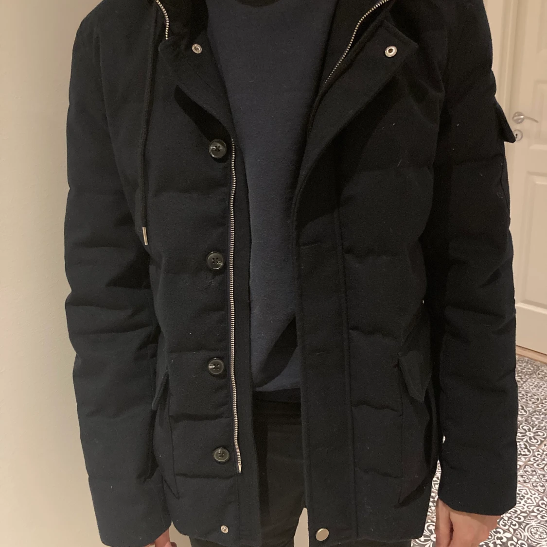 Mörkblå vinterjacka - Grand Frank