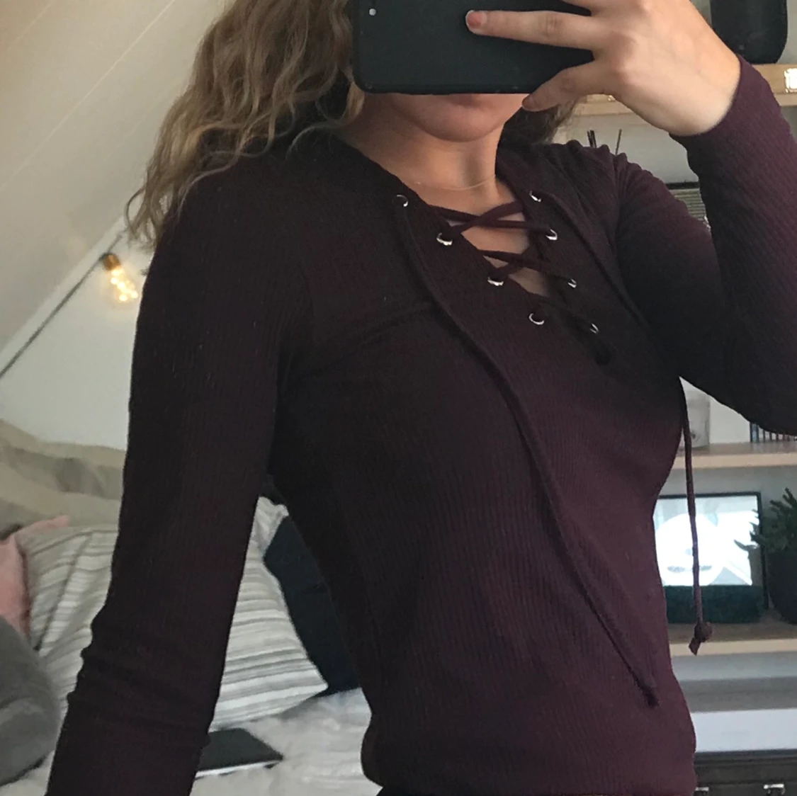 tröja med snörning✨ - 90