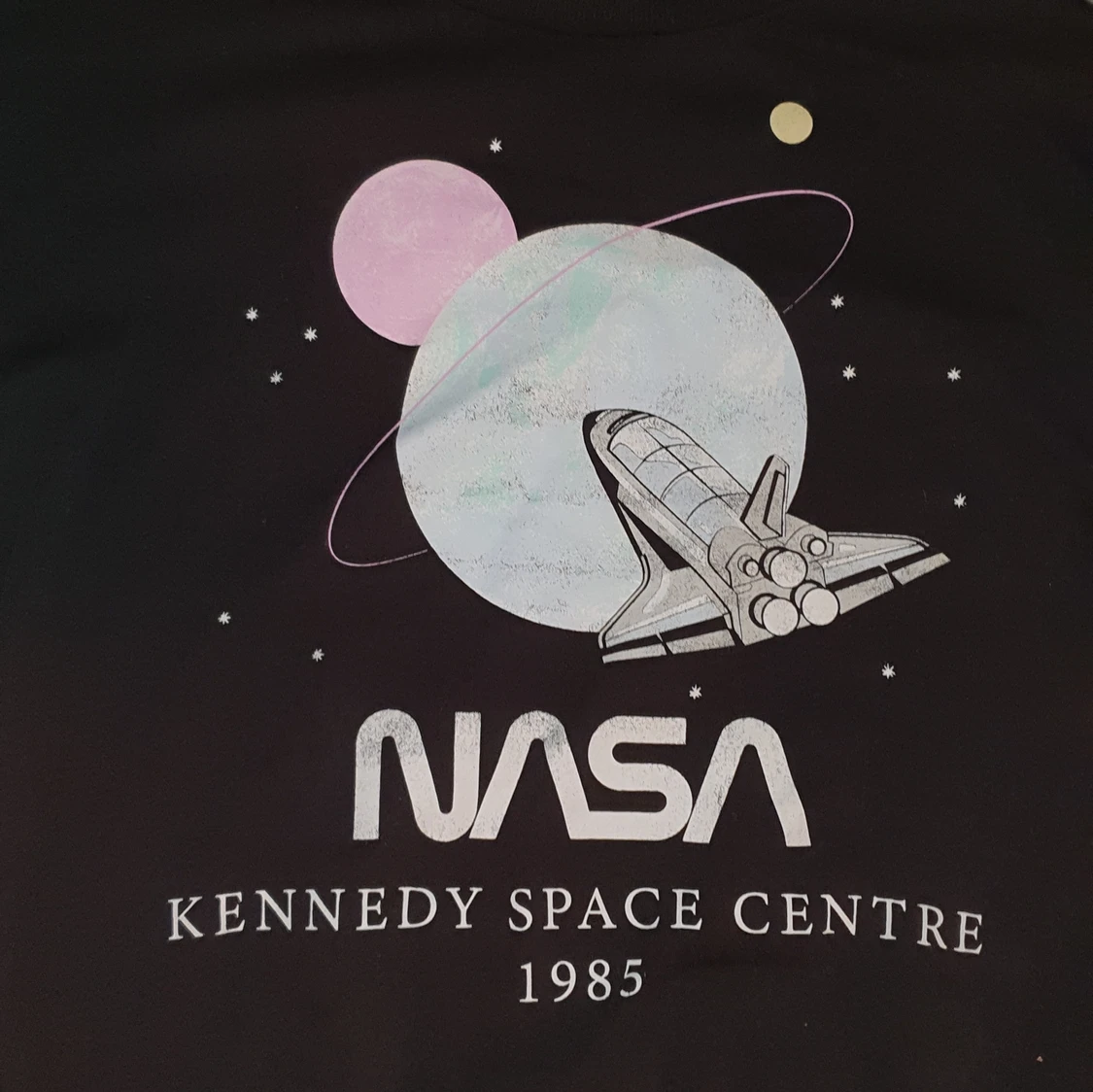 Mysig långärmad tröja med rymd tema - 90