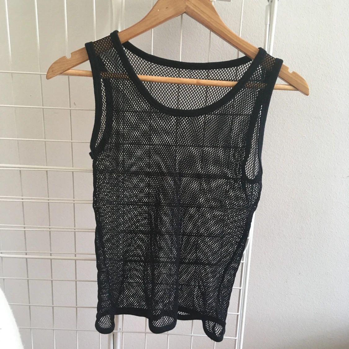 Svart Nät Linne S/M