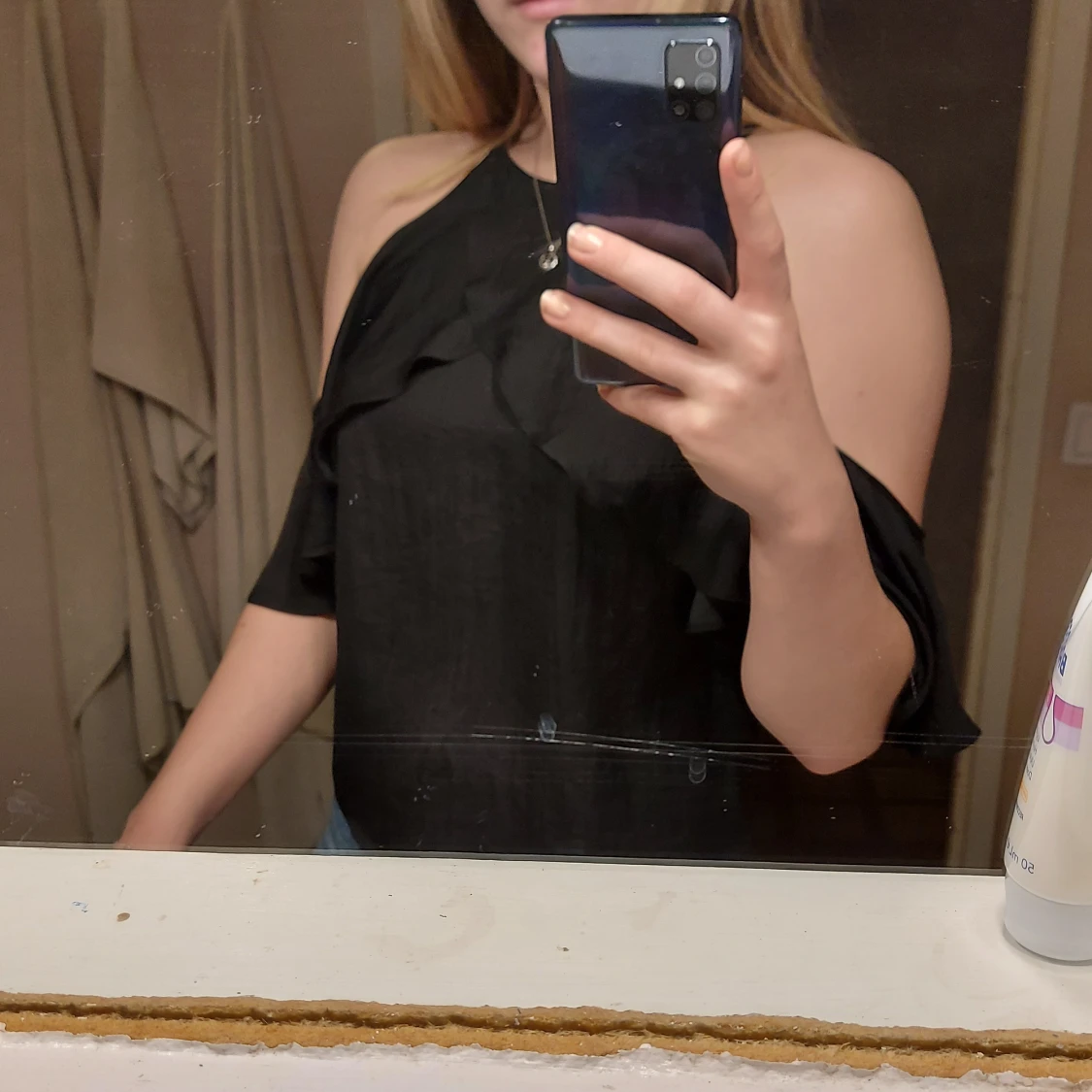 Svart Crocker blus - 90