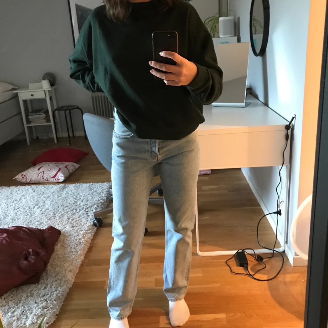 Grön sweatshirt från Weekday - 91