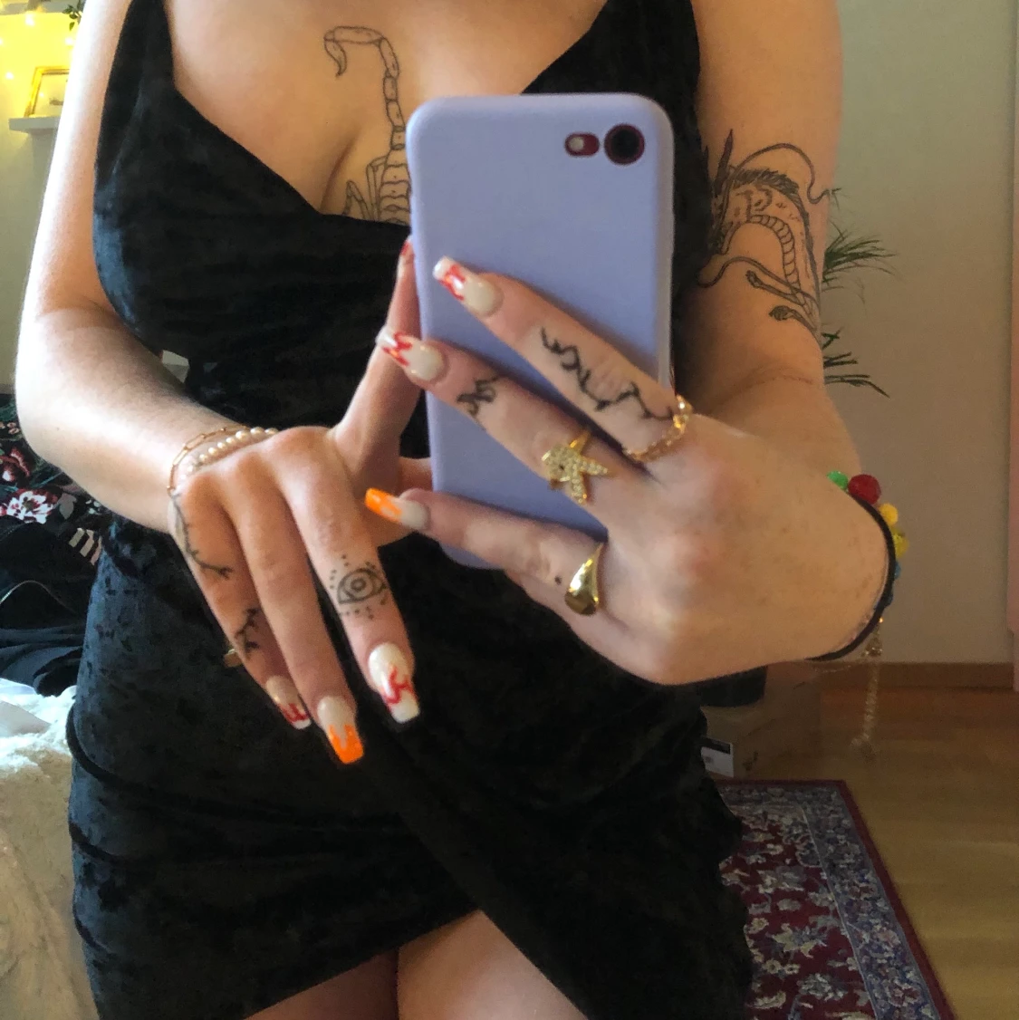 Svart sammets klänning - 91