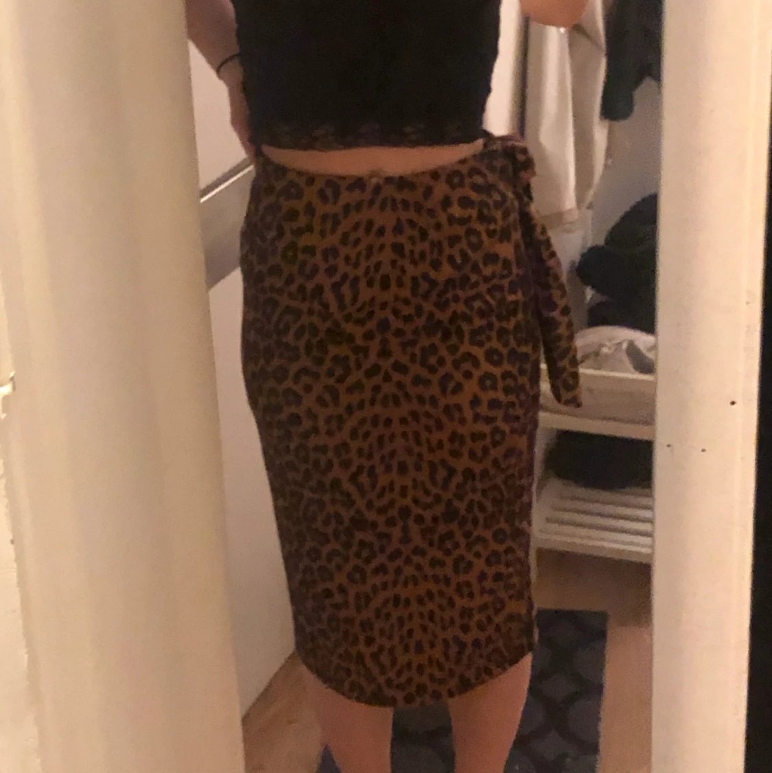 Leopardmönstrad kjol - 90