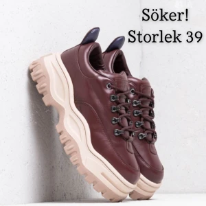 Eytys Angel - Jag söker ett par Eytys Angel i färgen Leather Chocolate! Storlek 39, alternativt 40. Kan mötas upp i Stockholm eller Uppsala, annars frakt (jag betalar den).💖